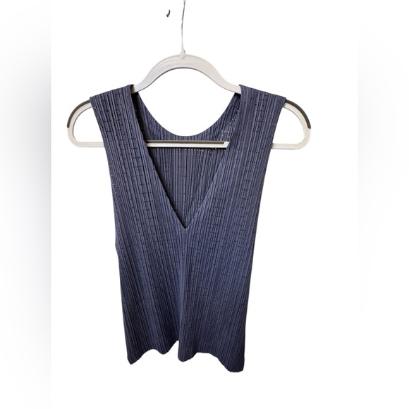 Issey Miyake Blue Tank Top - Picture 4 of 7